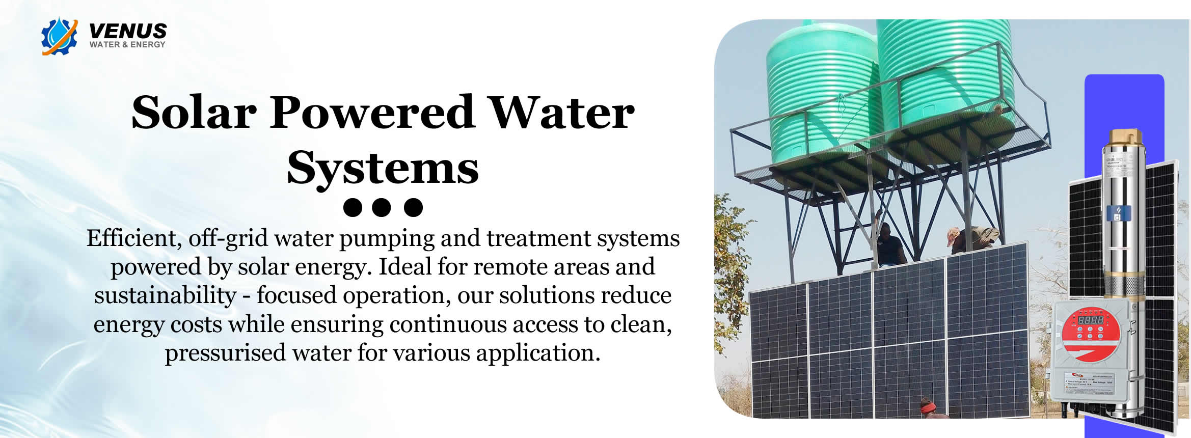 Solar Powered Water Systems